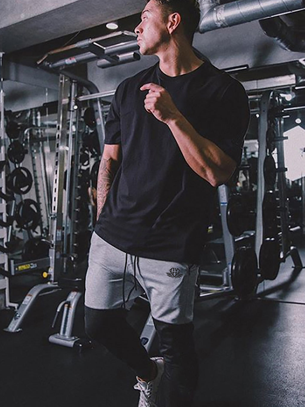 Men's Patchwork athletic jogging pants