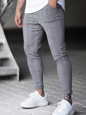 Men's Check Print Pant - ANVTT