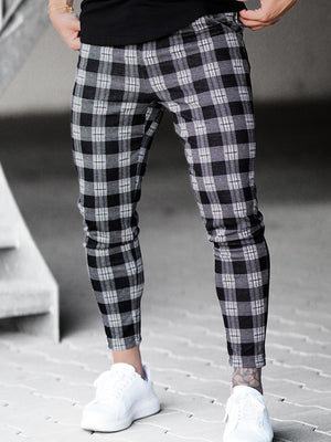 Men's Check Print Pant - ANVTT