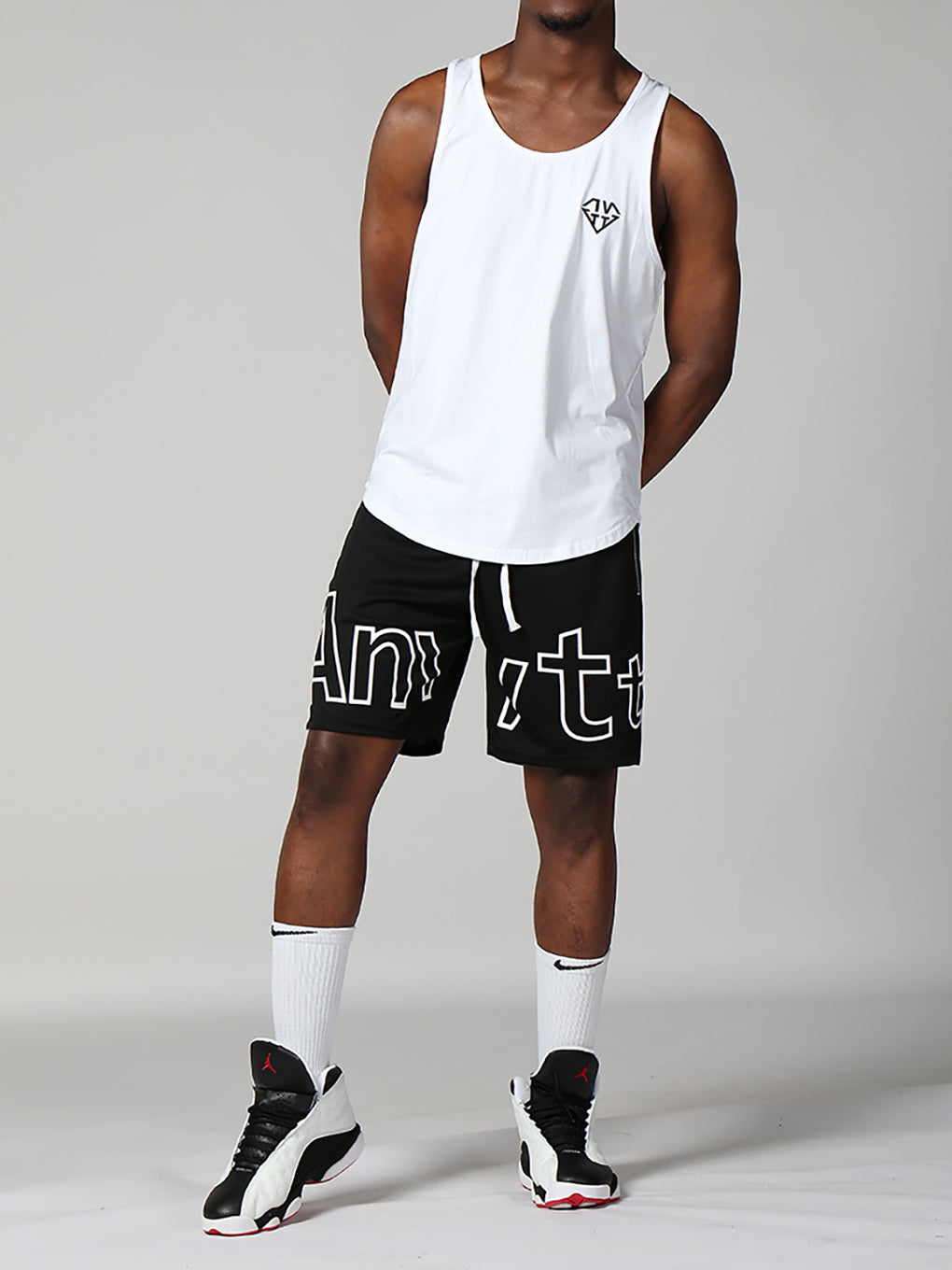 AVNTT Men's knee-length basketball shorts - ANVTT