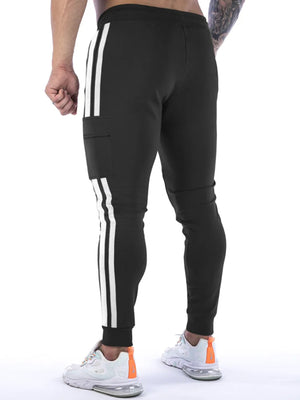 ANVTT Men's Slim Fit Side Stripe Cargo Joggers - ANVTT