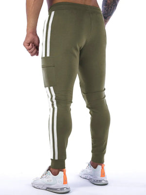 ANVTT Men's Slim Fit Side Stripe Cargo Joggers - ANVTT