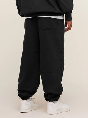 mens-heather-grey-knee-length-joggers-side-stripe