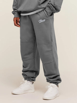 mens-heather-grey-knee-length-joggers-side-stripe