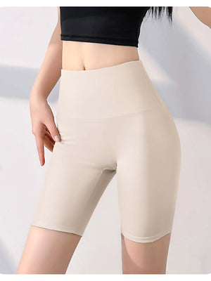 Women's High-Waisted Biker Shorts - No Front Seam & Butt-Lifting - ANVTT
