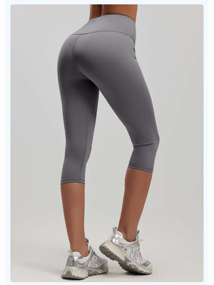 Cloud-Soft Cropped Yoga Leggings - ANVTT