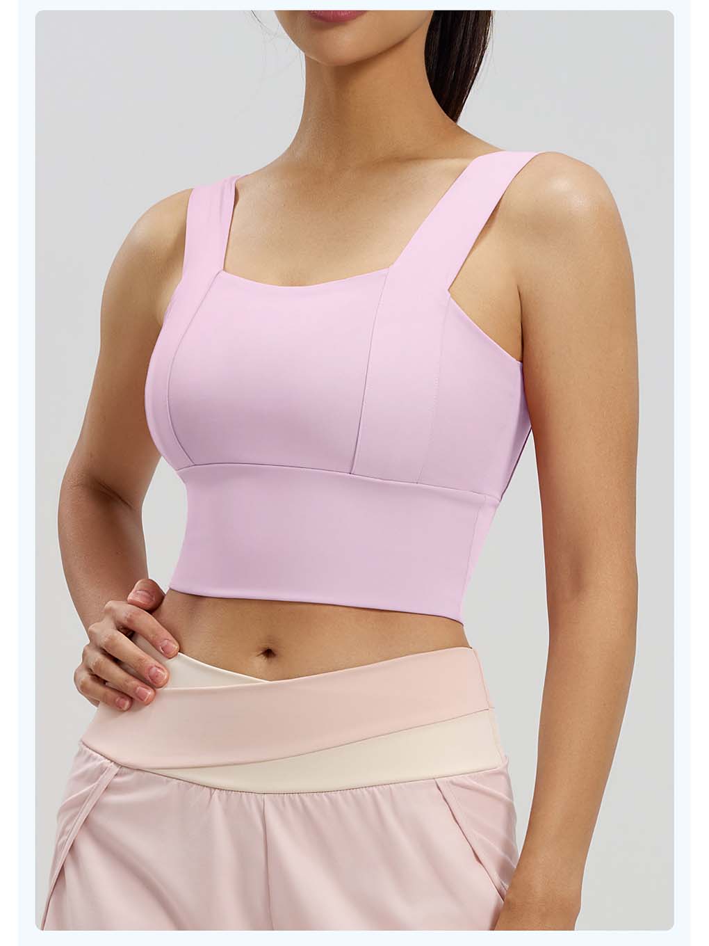 Women's wide shoulder thin sports vest - ANVTT