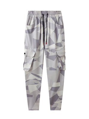 All Season Essential Check Print Cargo Jogger Pants - ANVTT