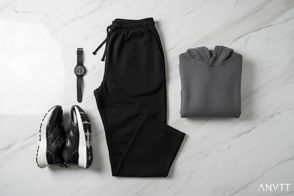 Break Free, Embrace the Trend: ANVTT Relaxed-Fit Sweatpants, Your New Streetwear Essential