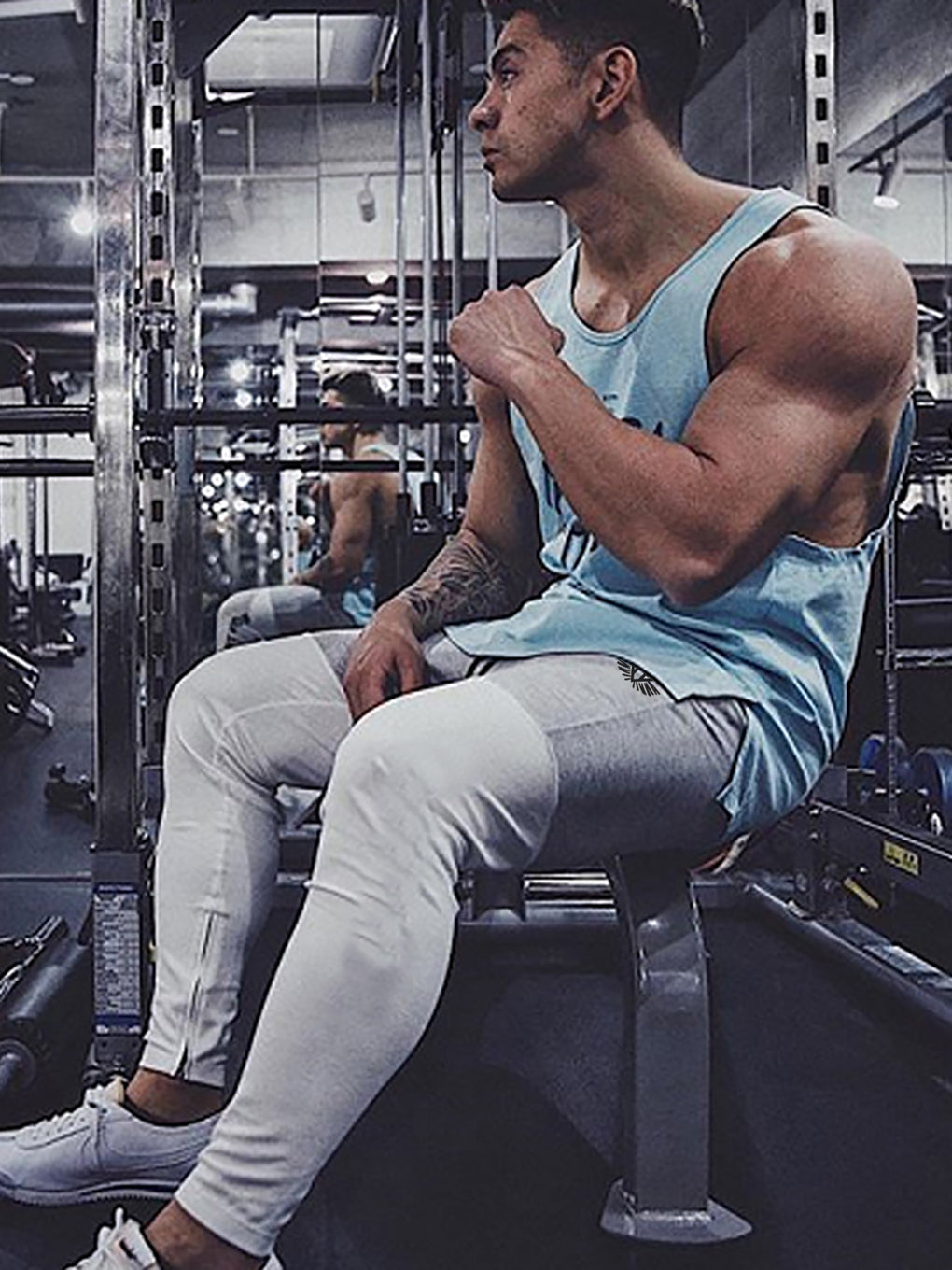 Men's Patchwork athletic jogging pants