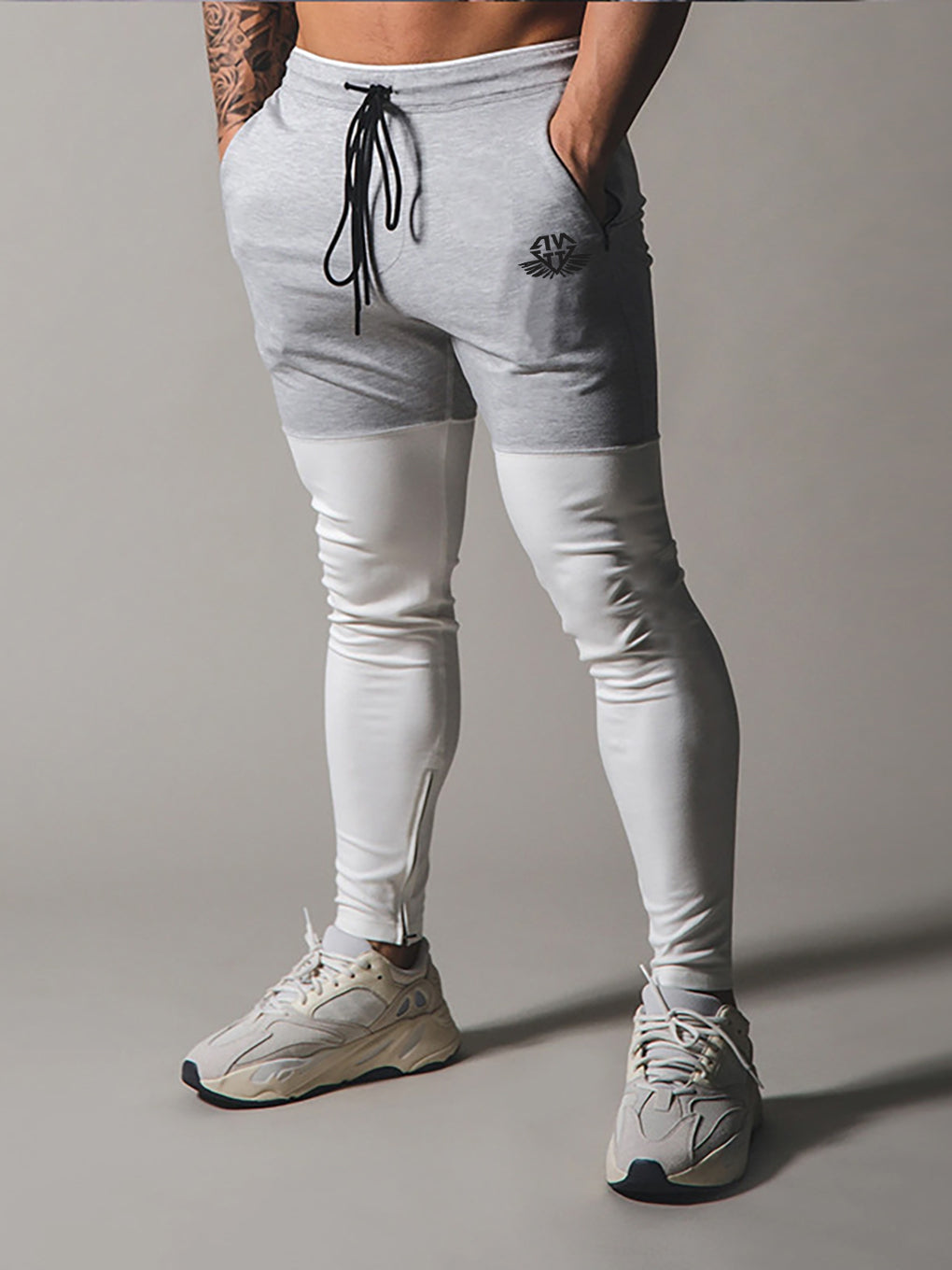 Men's Patchwork athletic jogging pants