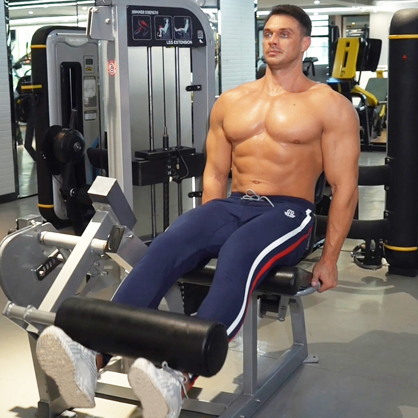 Men's Navy Blue Gym Training Jogger Pants – Anvtt Activewear for Workout