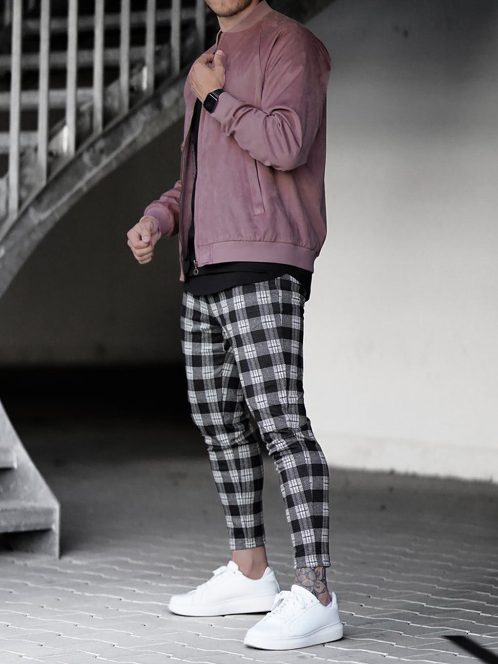 Men's Check Print Pant - ANVTT