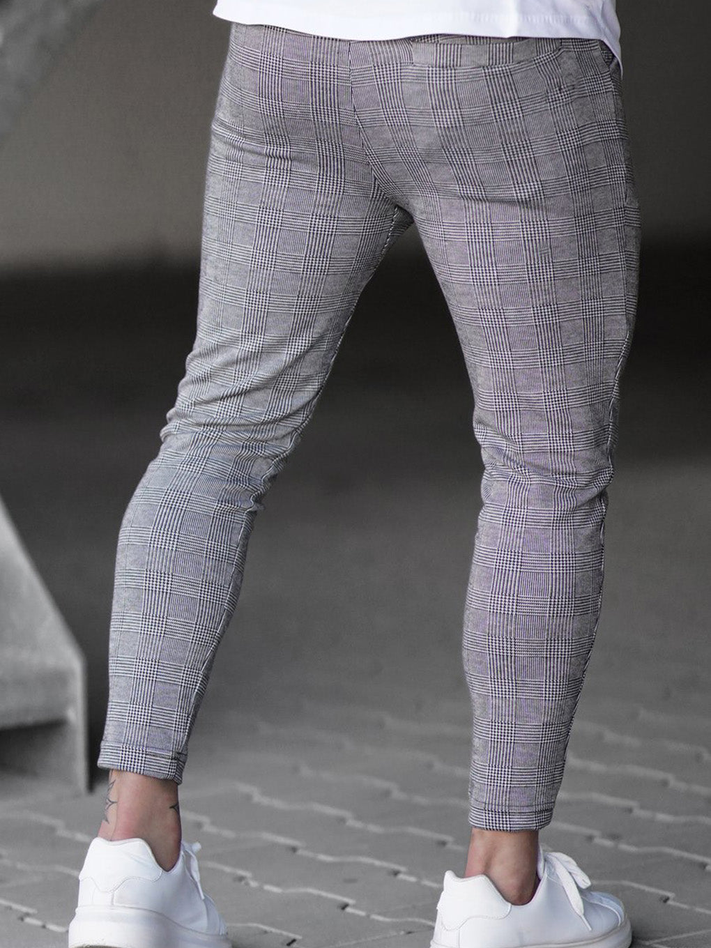 Men's Check Print Pant - ANVTT