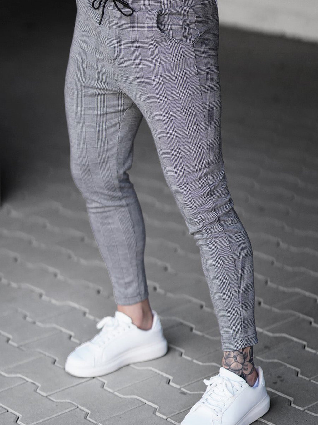 Men's Check Print Pant - ANVTT