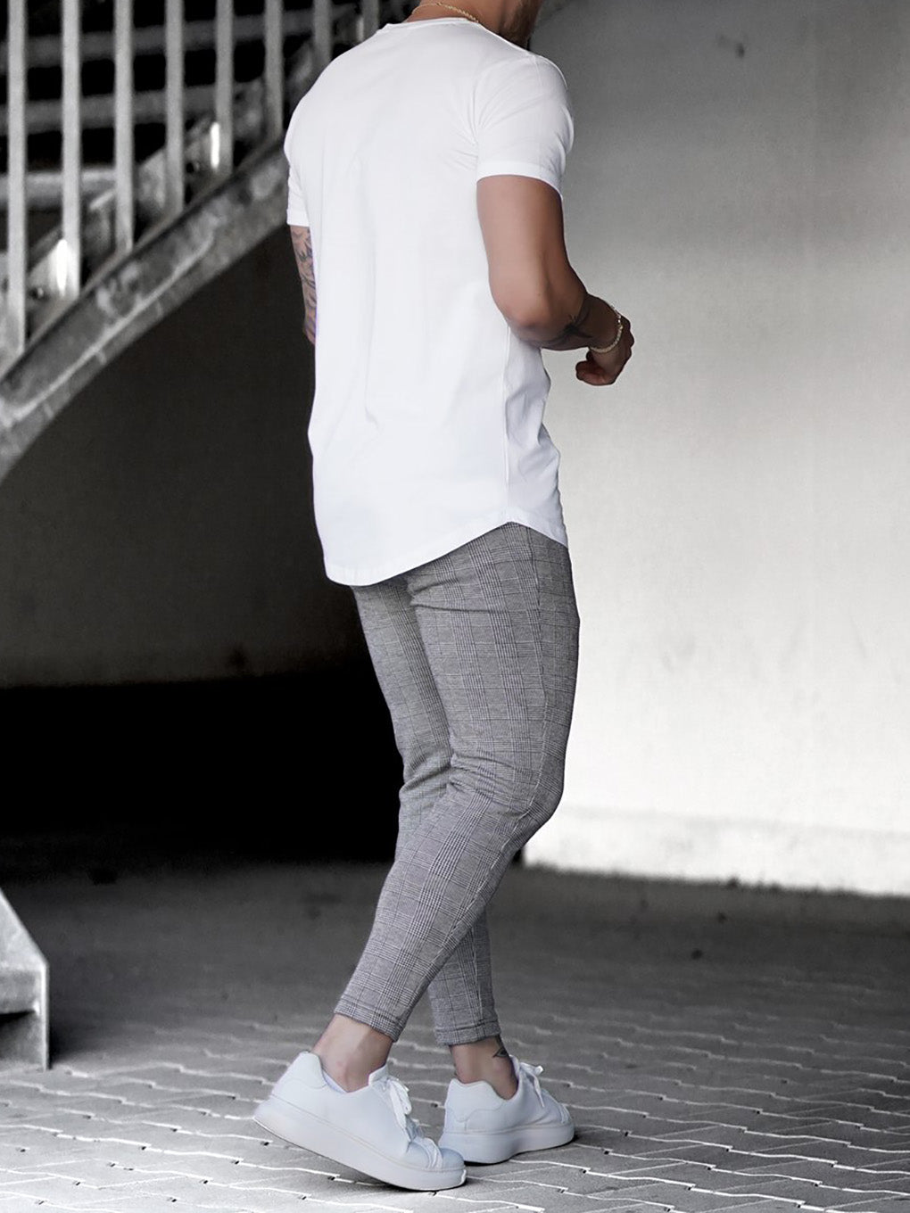Men's Check Print Pant - ANVTT