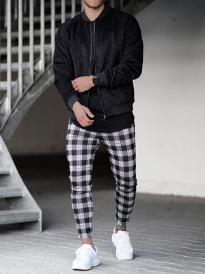 Men's Check Print Pant - ANVTT