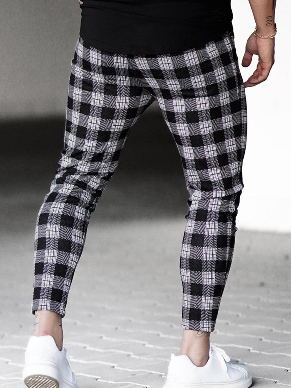 Men's Check Print Pant - ANVTT