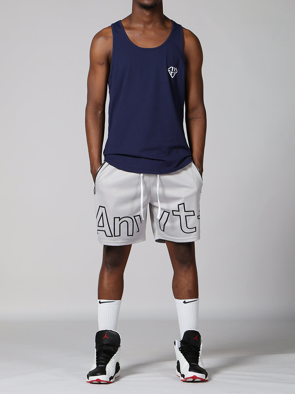 AVNTT Men's knee-length basketball shorts - ANVTT
