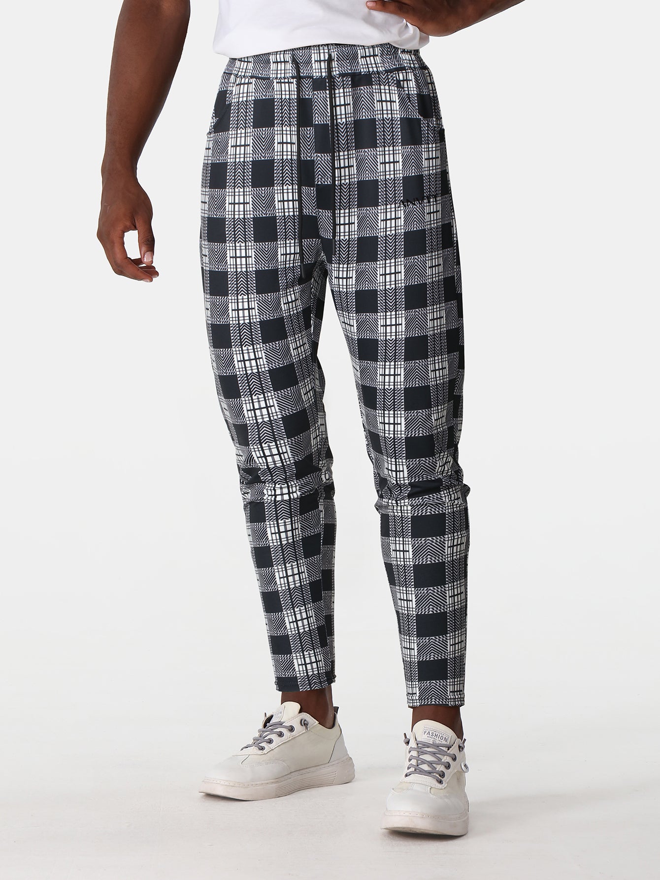 Men's Check Print Pant