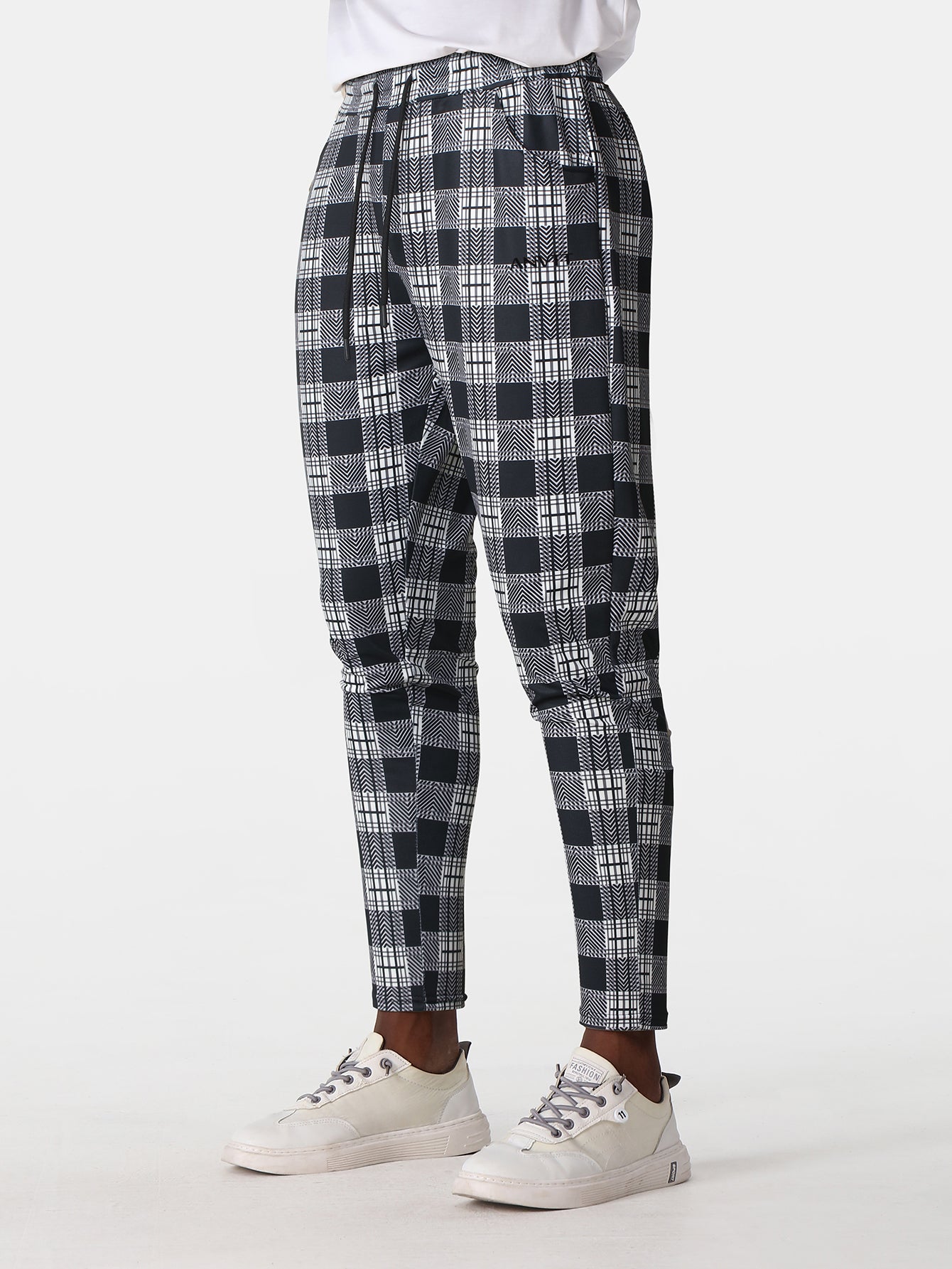 Men's Check Print Pant