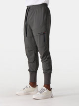 Pantalones deportivos tipo jogger cargo de canalé alto Stay Cool