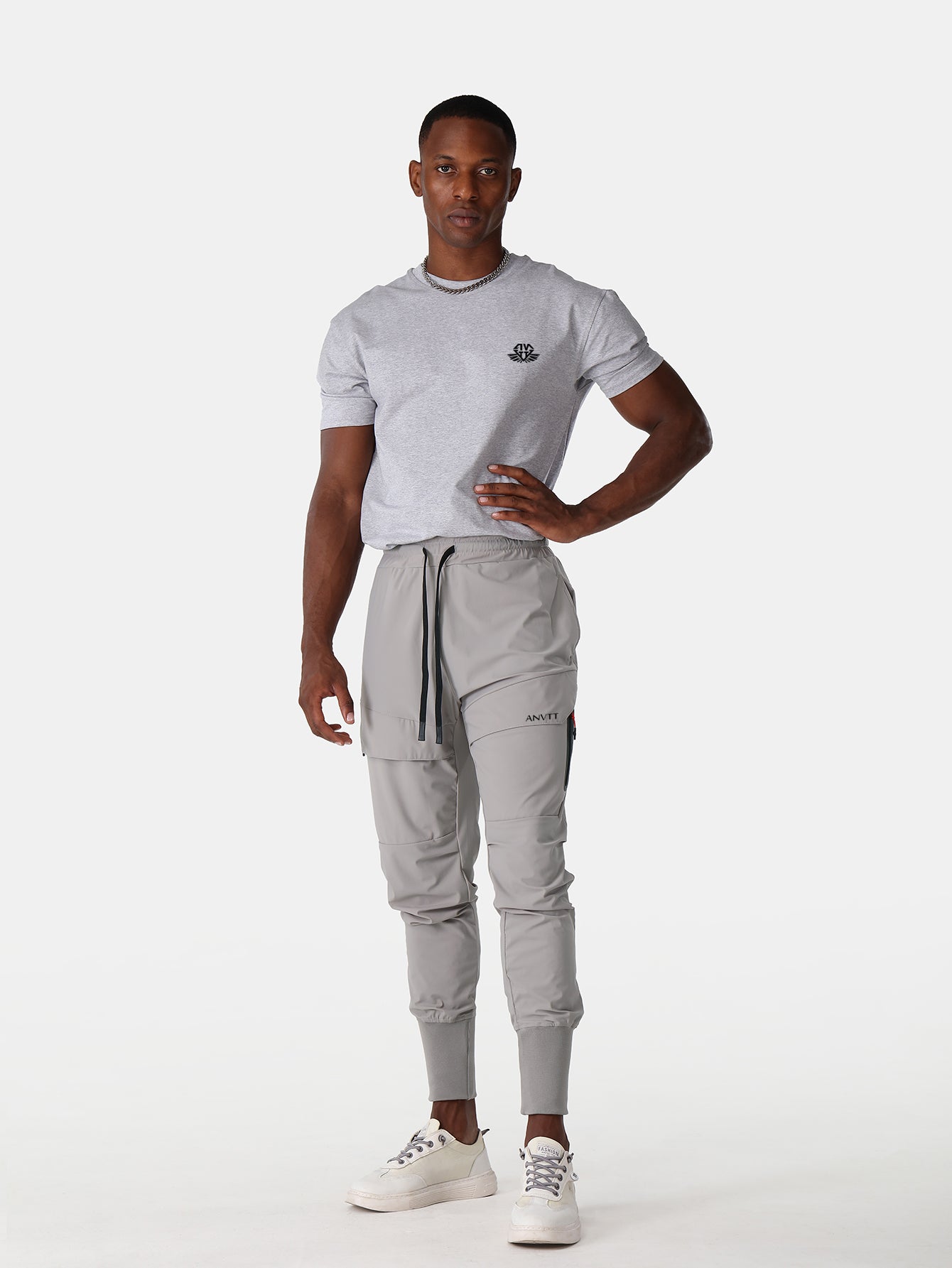Stay Cool High Rib Cargo Jogger Athletic Pants