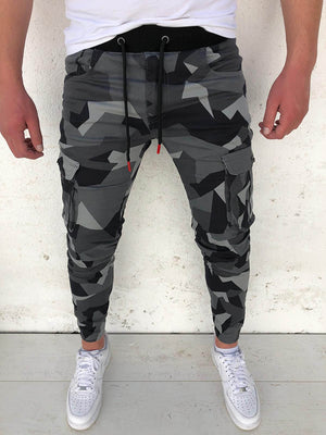 All Season Essential Check Print Cargo Jogger Pants - ANVTT