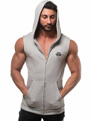 ANVTT Sleeveless Zip-Up Hoodie Vest - ANVTT