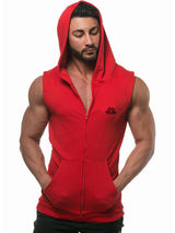 ANVTT Sleeveless Zip-Up Hoodie Vest - ANVTT