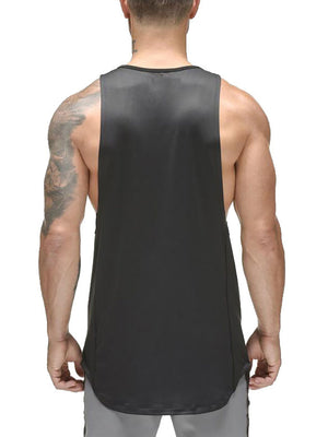 ANVTT Extended Length Curved Hem Workout Tank Top - ANVTT