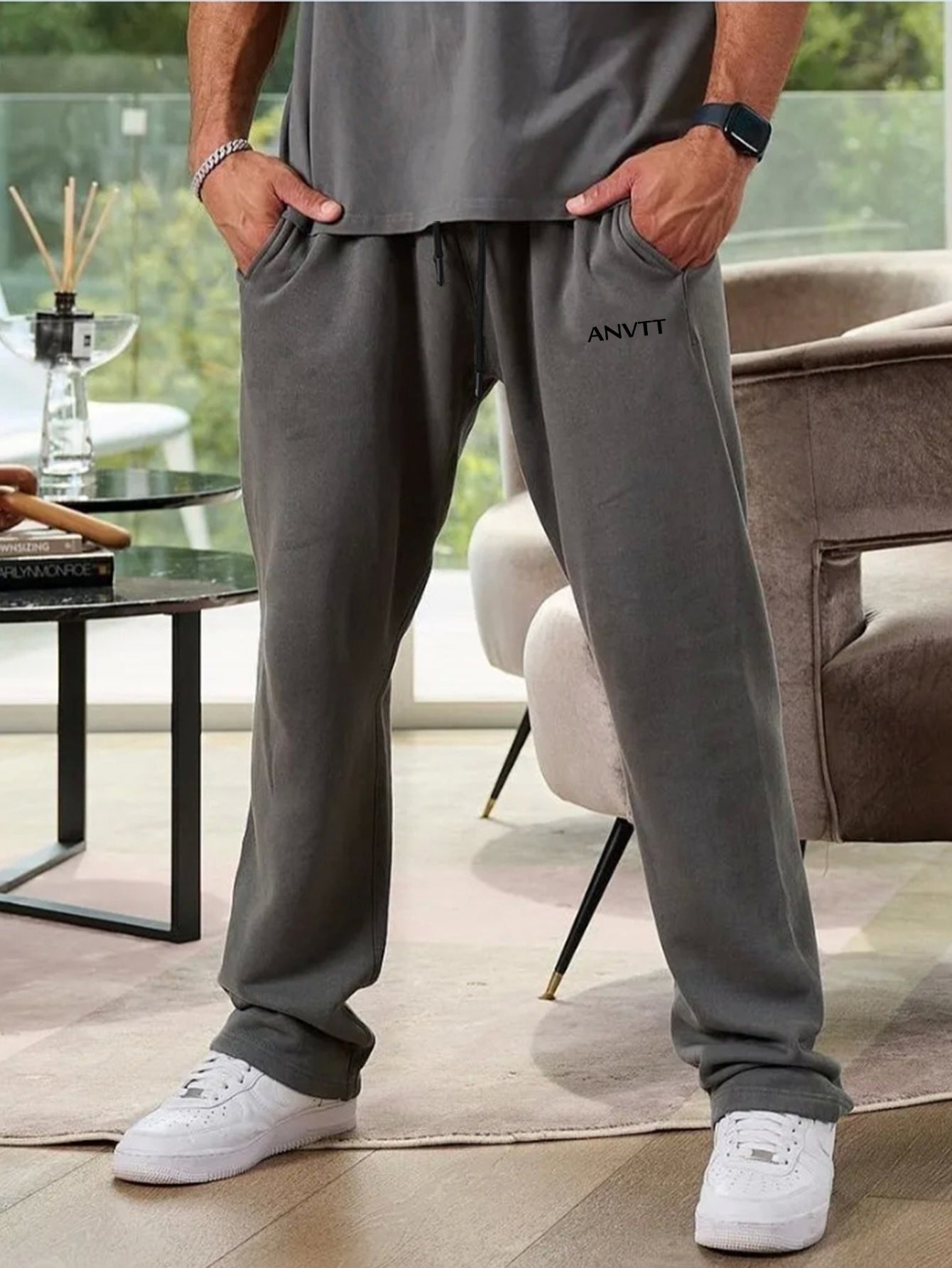 Anvtt Essential Straight-Leg Fleece Sweatpants - ANVTT