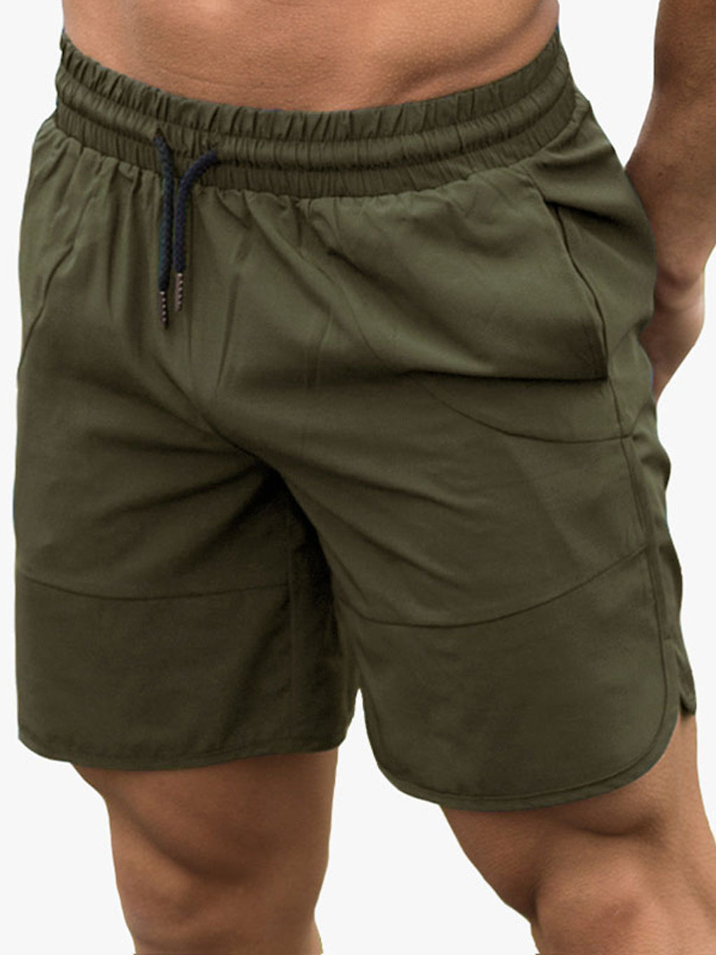 ANVTT Men's Curved Hem Athletic Shorts - ANVTT