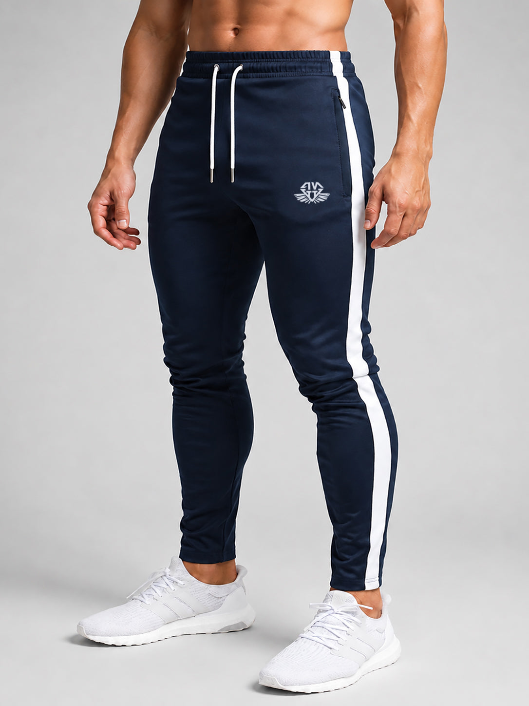 Men's contrasting striped jogging pants - ANVTT