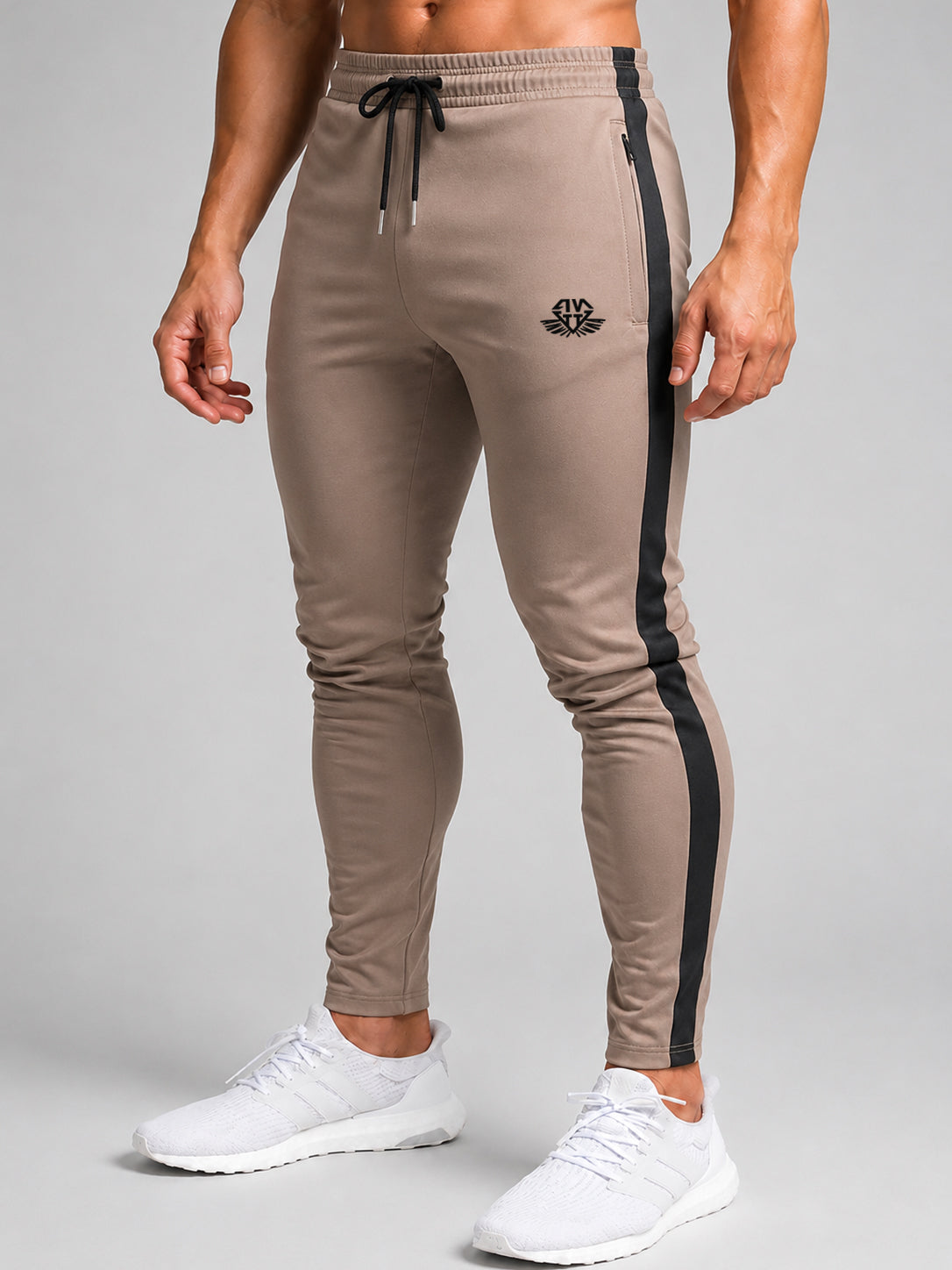 Men's contrasting striped jogging pants - ANVTT