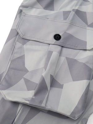 All Season Essential Check Print Cargo Jogger Pants - ANVTT