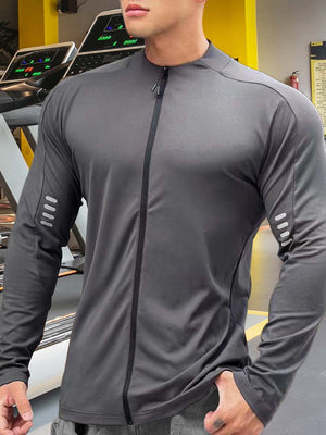 Reflective Zip-Up Running Long Sleeve - ANVTT