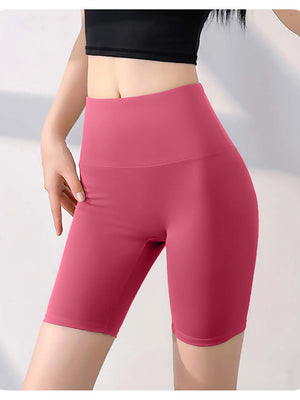 Women's High-Waisted Biker Shorts - No Front Seam & Butt-Lifting - ANVTT