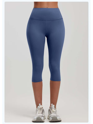 Cloud-Soft Cropped Yoga Leggings - ANVTT