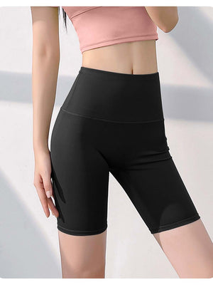 Women's High-Waisted Biker Shorts - No Front Seam & Butt-Lifting - ANVTT