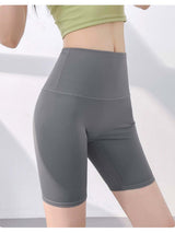 Women's High-Waisted Biker Shorts - No Front Seam & Butt-Lifting - ANVTT