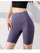Women's High-Waisted Biker Shorts - No Front Seam & Butt-Lifting - ANVTT