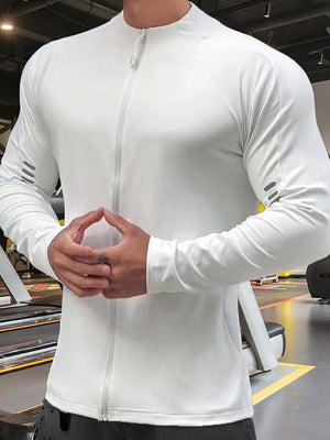 Reflective Zip-Up Running Long Sleeve - ANVTT