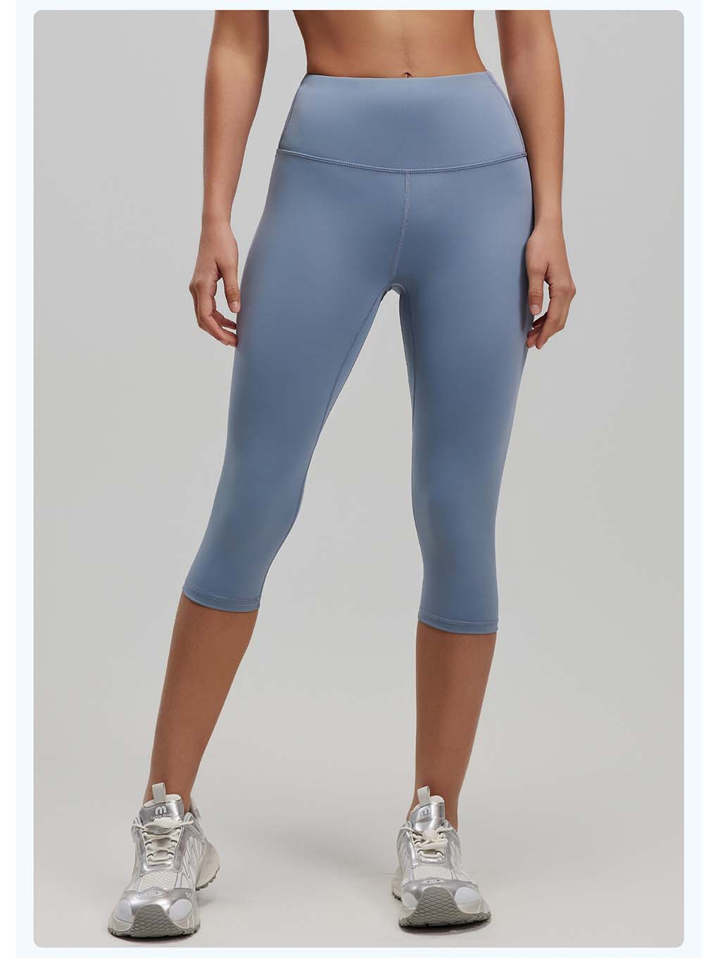 Cloud-Soft Cropped Yoga Leggings - ANVTT