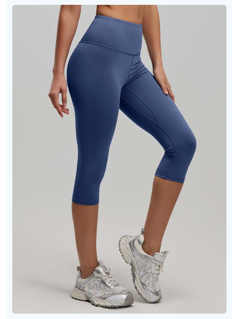 Cloud-Soft Cropped Yoga Leggings - ANVTT