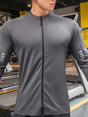 Reflective Zip-Up Running Long Sleeve - ANVTT