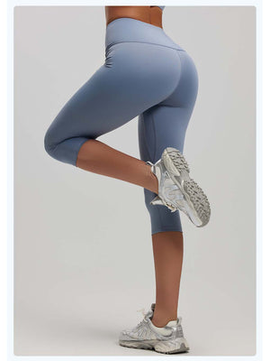 Cloud-Soft Cropped Yoga Leggings - ANVTT