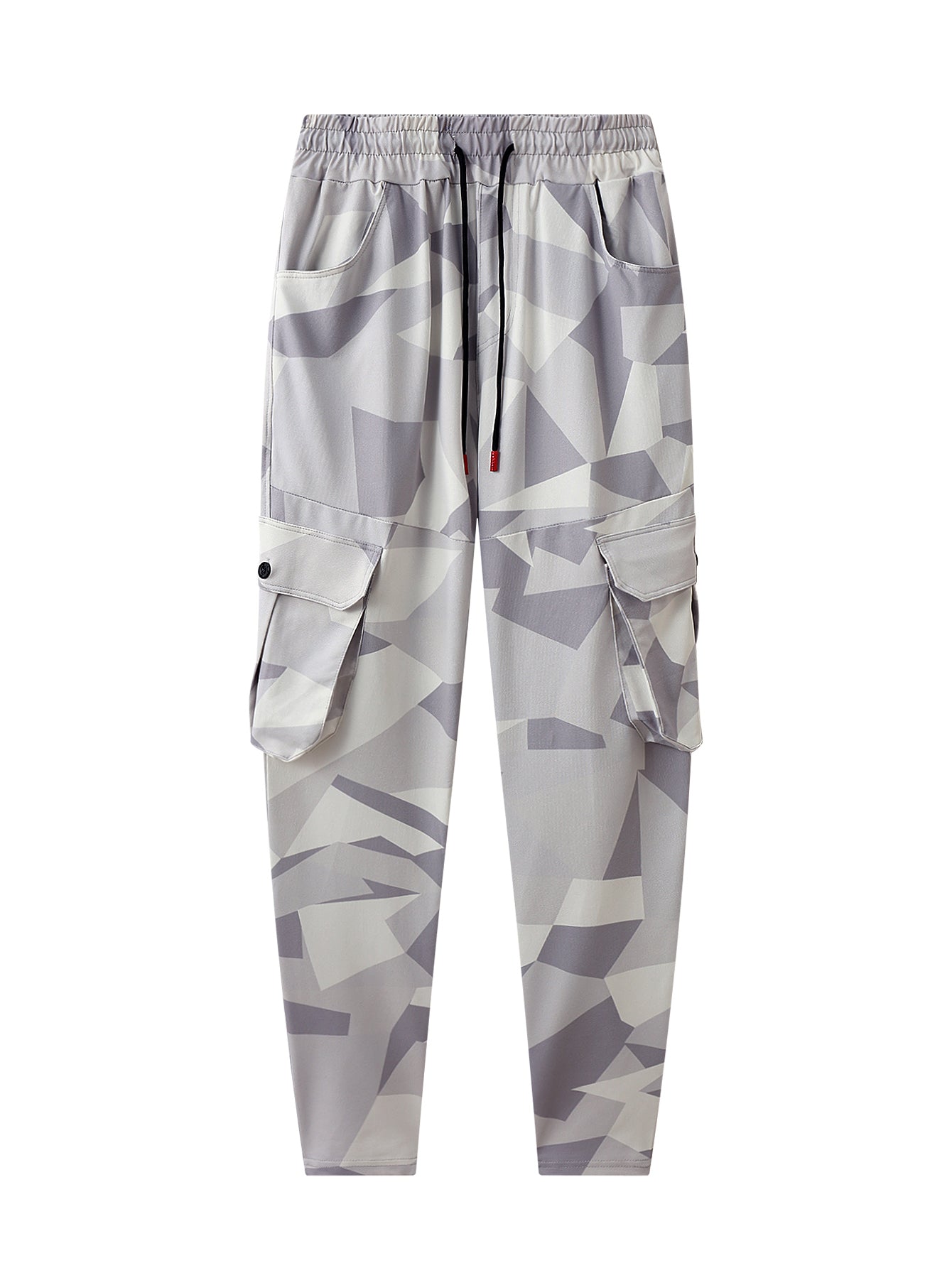 All Season Essential Check Print Cargo Jogger Pants - ANVTT